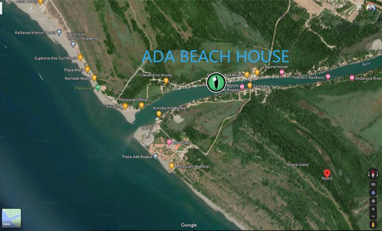 Cj Ada Bojana Beach House I Xxl Terracei Bbq I Betw Bridgebeach I Air Con Улцинь Экстерьер фото